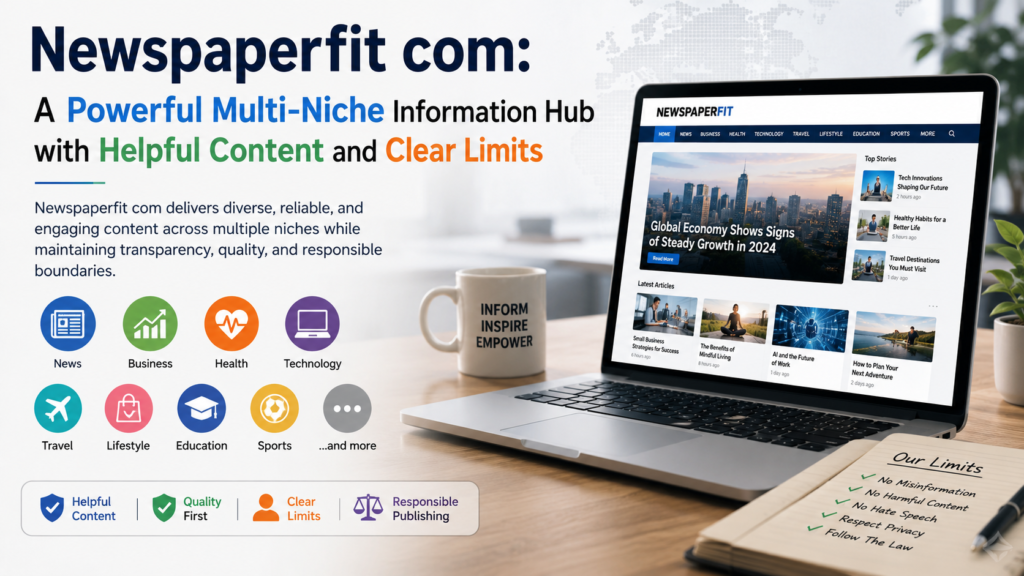 Newspaperfit com: A Powerful Multi-Niche Information Hub with Helpful Content and Clear Limits